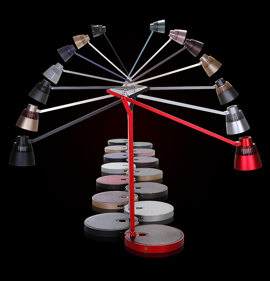 黑眼睛廣告為萊德利照明科技拍攝的產品新款圖片